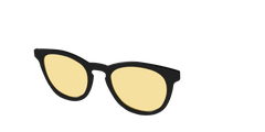The Black With Citrine Yellow Lens