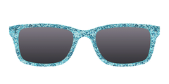 The Polarized Aquamarine Sparkle Sun Top
