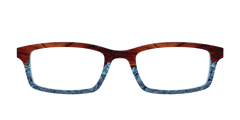 The Blue Wood Waves Crystal