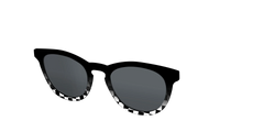The Polarized Checkerboard Fade Sun Top
