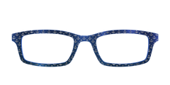 The Blue Shimmer with Silver Foil Anchors