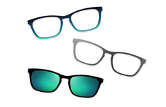 Teal Pearlized Metal - Set