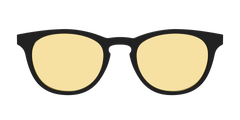 The Black With Citrine Yellow Lens