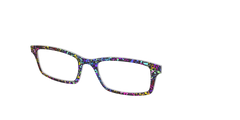 The Rainbow Splatter Black