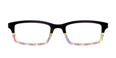 The Chic Pride Stripes Crystal with Gold Foil