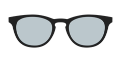 The Black With Slate Blue Lens