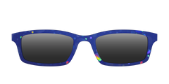 The Polarized Navy Holographic Bubbles Sun Top