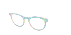 The Pastel Gradient with Holographic Hatching