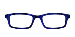 The Indigo Moire Stripes