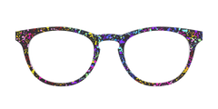 The Rainbow Splatter Black
