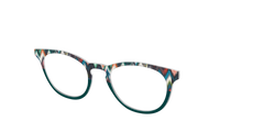 The Teal Ikat Split