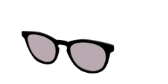 The Black with Gray Gaming Lens