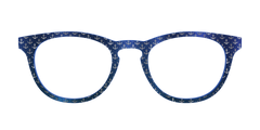 The Blue Shimmer with Silver Foil Anchors