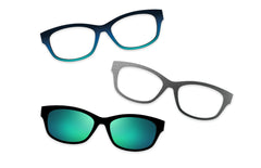 Teal Pearlized Metal - Set