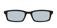 The Black With Slate Blue Lens