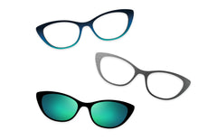 Teal Pearlized Metal - Set