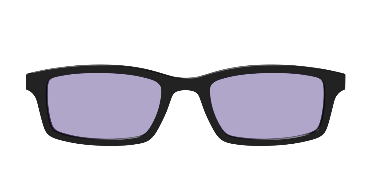 The Black With Celestial Purple Lens