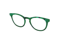 The Emerald Moire Stripes