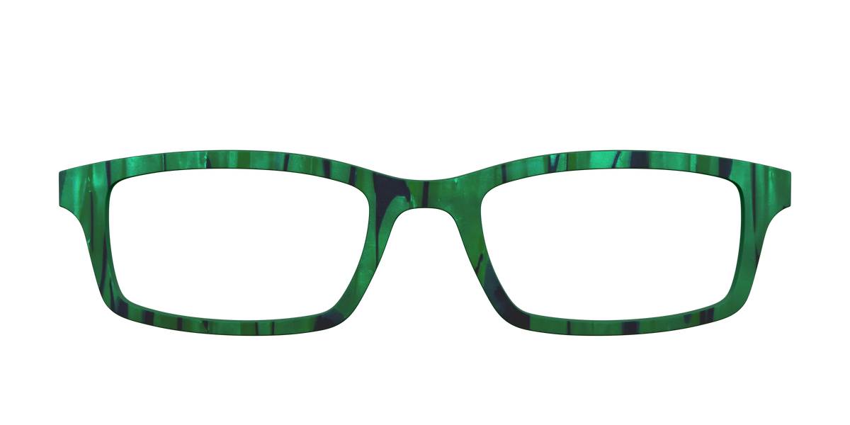 The Emerald Moire Stripes