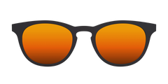 The Polarized Orange Reflective Sun Top