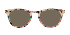 The Polarized Prism Split Tortoise Sun Top