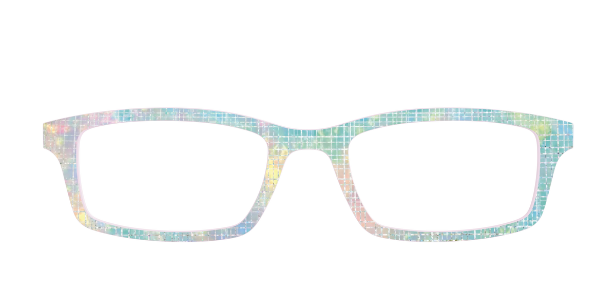 The Pastel Gradient with Holographic Hatching