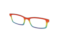 The Spectrum Gradient with Gold Flakes