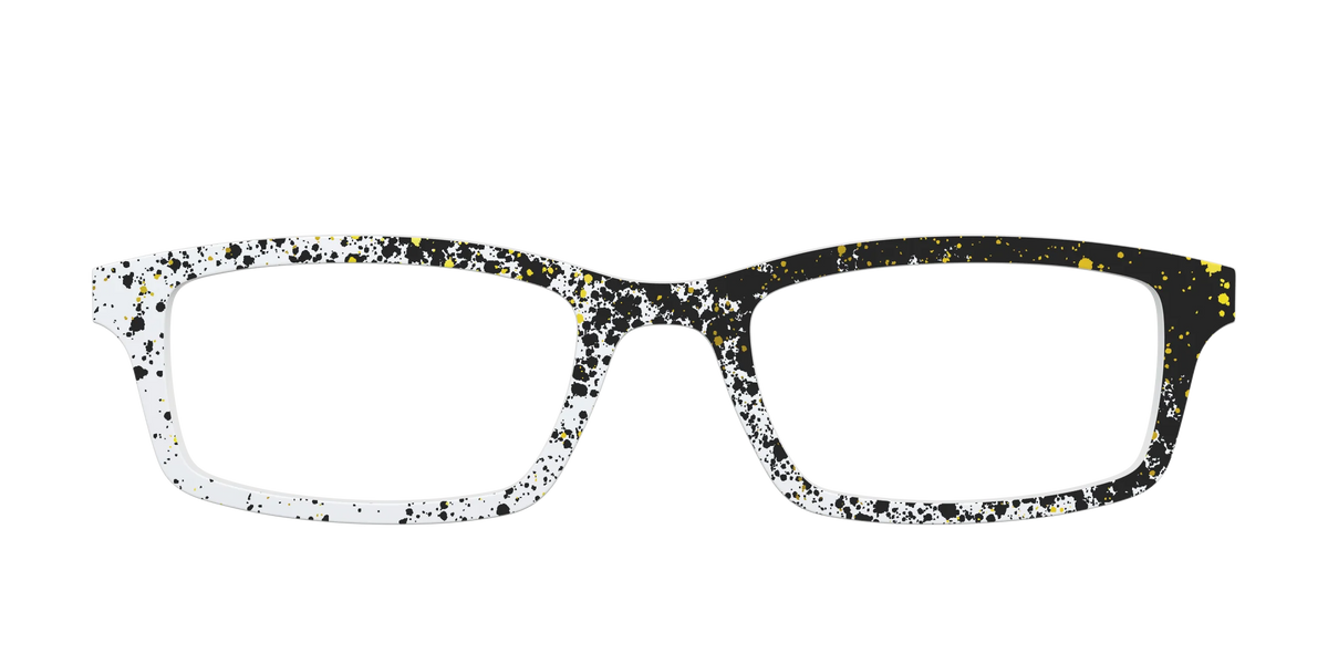 The Black & White Splatter
