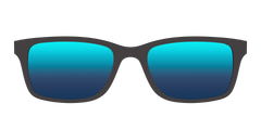 The Polarized Blue Reflective Sun Top