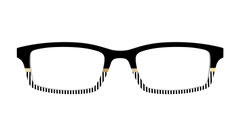 The Chic Stripes Crystal with Gold Foil