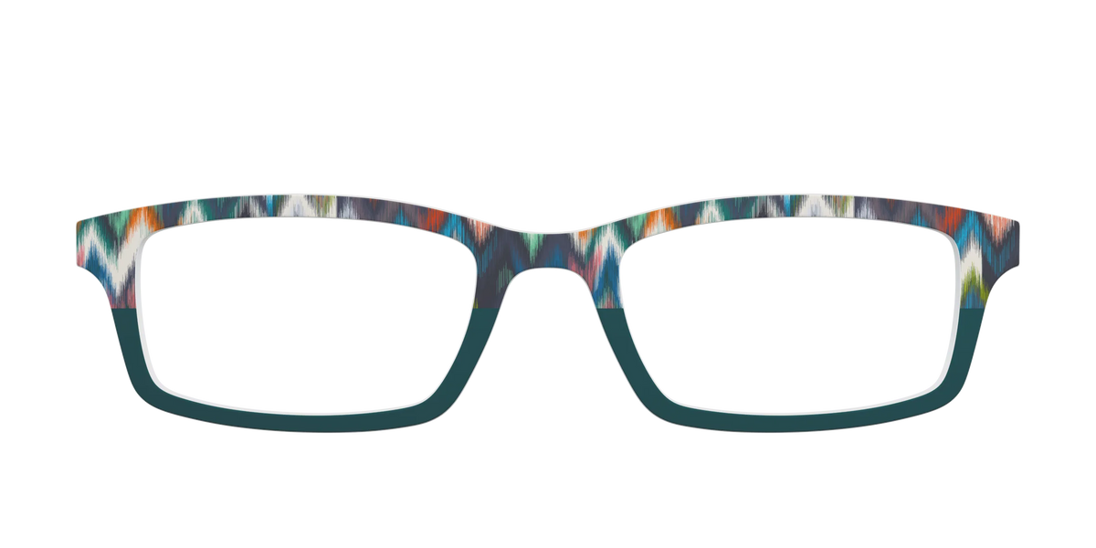 The Teal Ikat Split