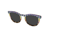 The Polarized Summer Stripes Tortoise Sun Top