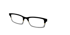 The Chic Stripes Crystal with Gold Foil