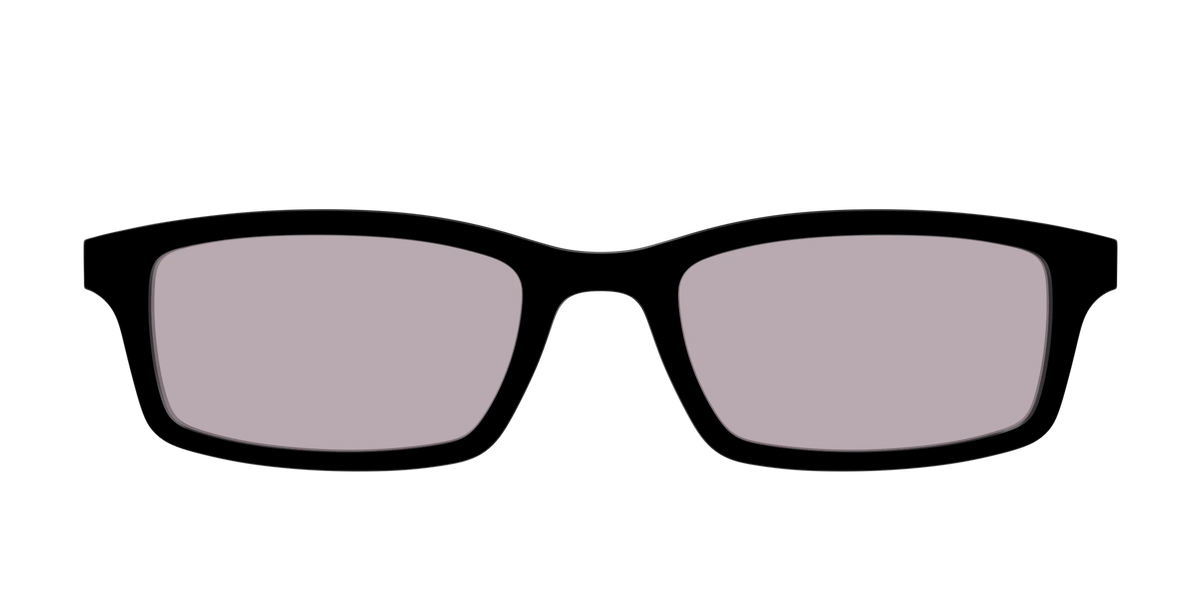 The Black with Gray Gaming Lens