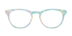 The Pastel Gradient with Holographic Hatching